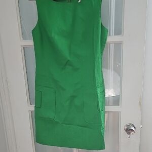 Laundry By Shelli Segal Vibrant Green Mini Dress